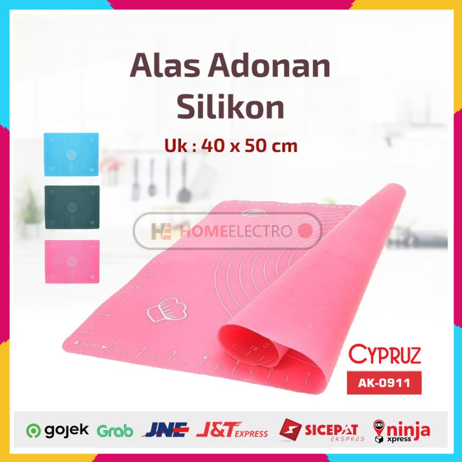 Cypruz AK-0911 Silicone Mat Baking / Alas Adonan Silikon 40 x 50 cm