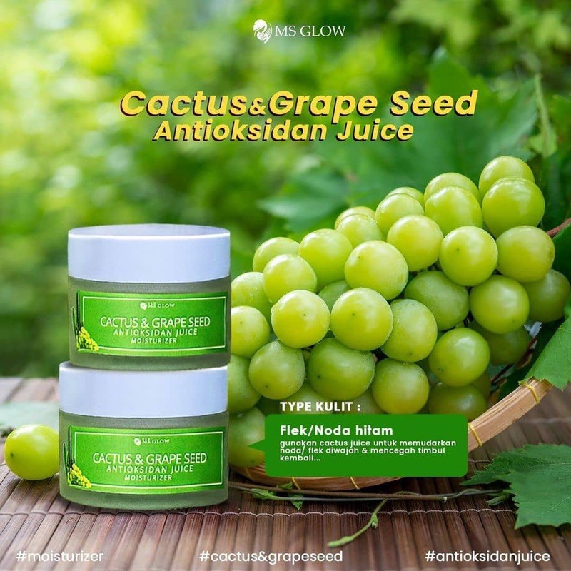 MOISTURIZER CACTUS JUICE MSGLOW MELEMBABKAN KULIT BERFLEK