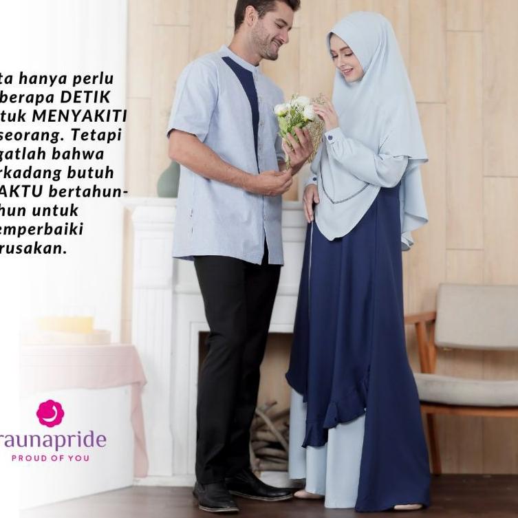 baju couple rauna rk kk 298 / 299 / 300 / 301 / sarimbit ibu dan bapak / gamis dewasa / koko dewasa 