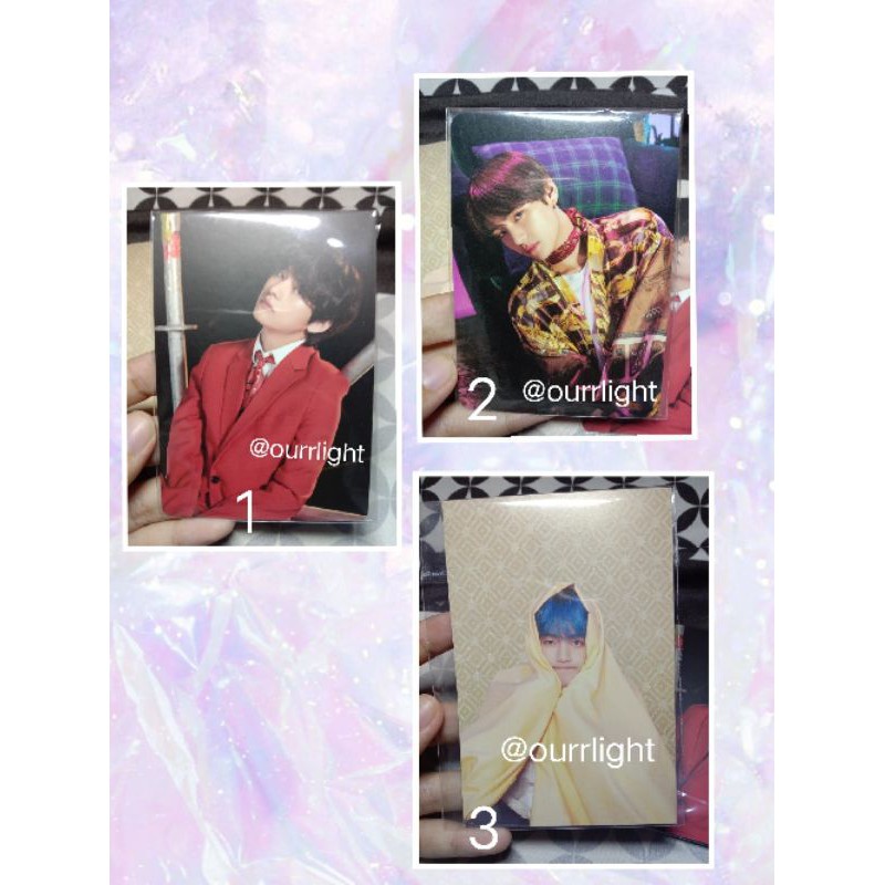 MINI PC MUSTER JAPAN MOTS ONE POSTCARD PERSONA TAEHYUNG OFFICIAL