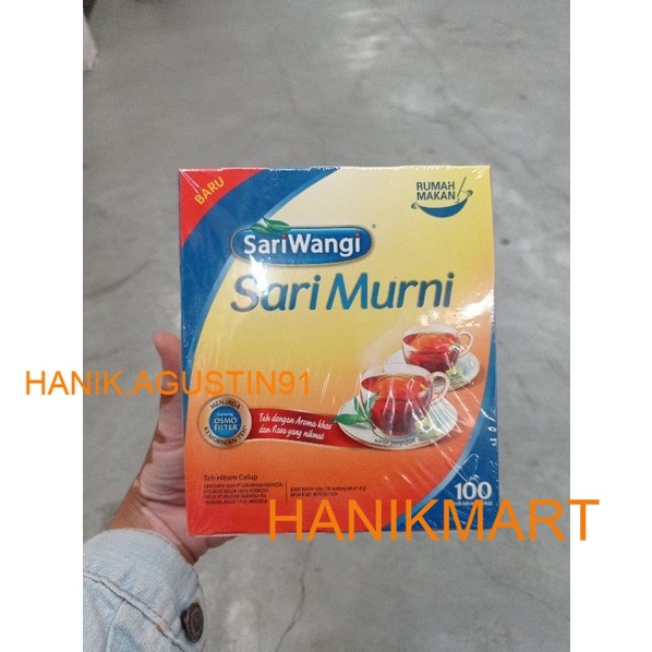 

Sariwangi Teh Sarimurni 100's / Teh Celup Sarimurni isi 100 HM91