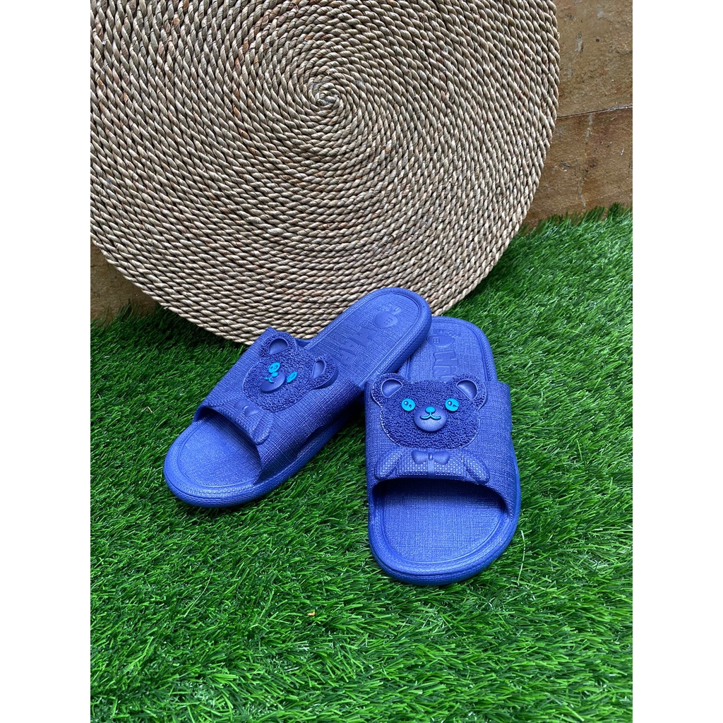 Sandal Slipper Wanita Import Cute Bear