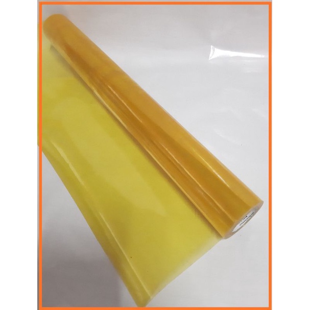 STIKER SKOTLET KUNING TRANSPARAN / KUNING SMOKE