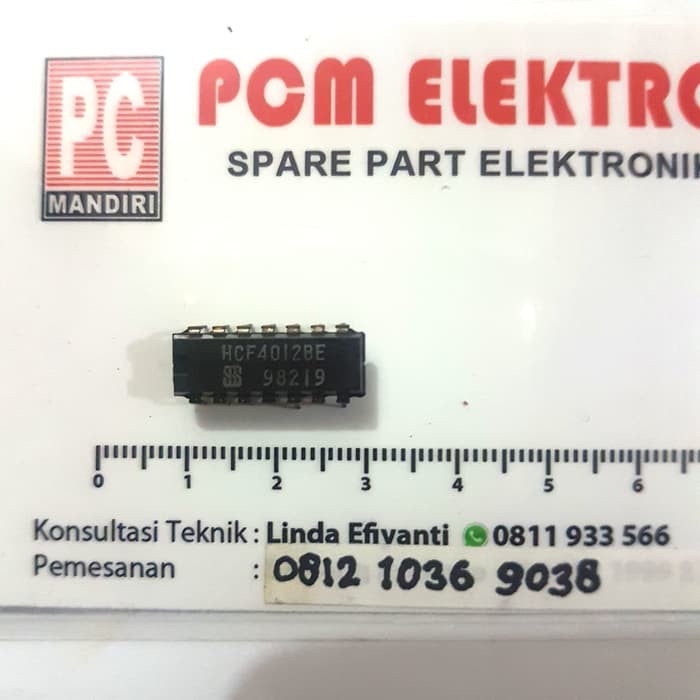 New IC LOGIC 40 SERIES HCF 4012 BE HCF4012BE