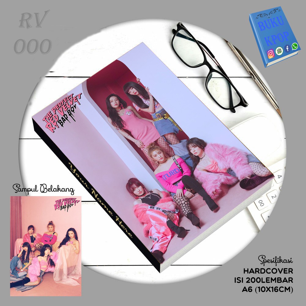 

BUKU TULIS KPOP / NOTEBOOK RED VELVET Bad Boy