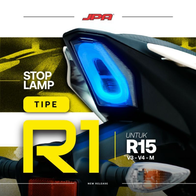 Lampu stop lamp  JPA Yamaha all new R15 V3, R15 V4, R15 M V4 tipe R1 original JPA