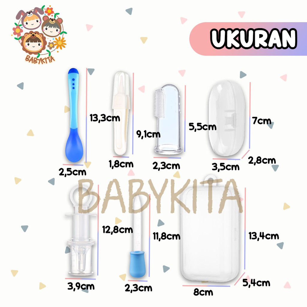 Paket Peralatan Kesehatan Obat Pembersih Makanan Bayi 1 Set #drpstore