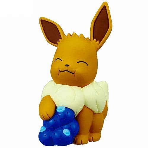 Pokemon SPLIT Eevee Manpuku Pakupaku Mascot Paku Fruit Gashapon Figure