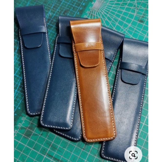 

tempat pensil kulit asli