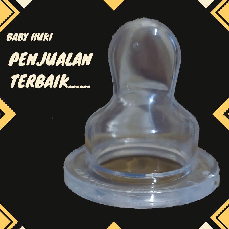 DOT HUKI GEPENG ORTHODONTIC PERLENGKAPAN MAKAN BAYI PENTIL BOTOL SUSU BAYI-2