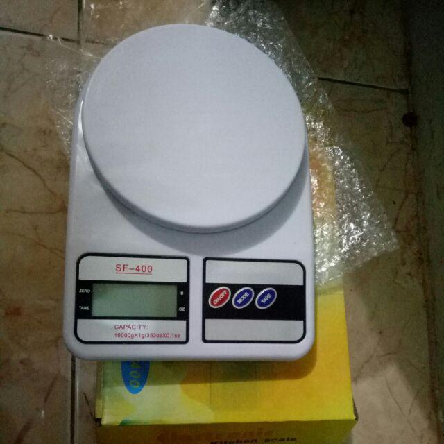 Timbangan Dapur Digital Chefio 10kg Oval / Timbangan Kue / Digital Scale