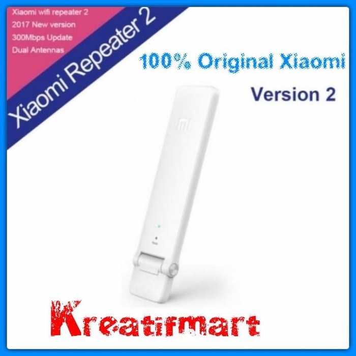 [ORIGINAL] XIAOMI WIFI EXTENDER 2 | PENGUAT WIFI XIAOMI VERSI 2 REPEATER