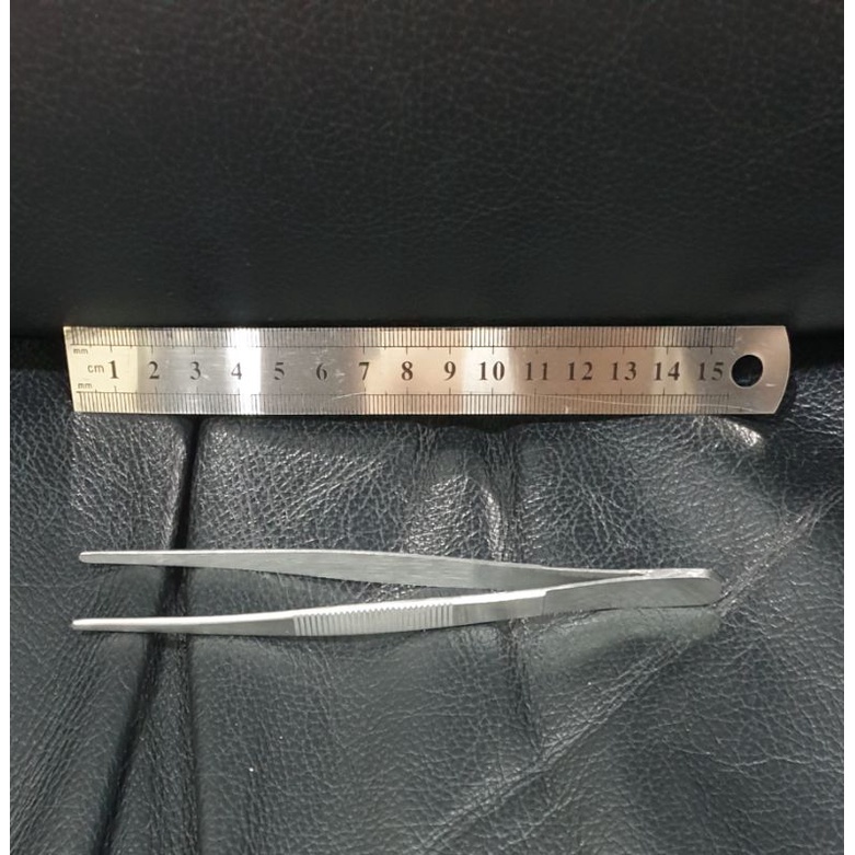 PINSET PANJANG 14 CM STAINLESS