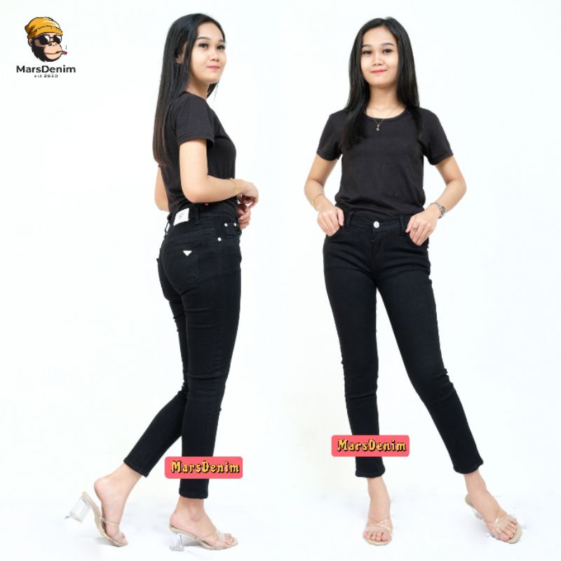 CELANA JEANS SKINNY PENSIL WANITA CEWEK