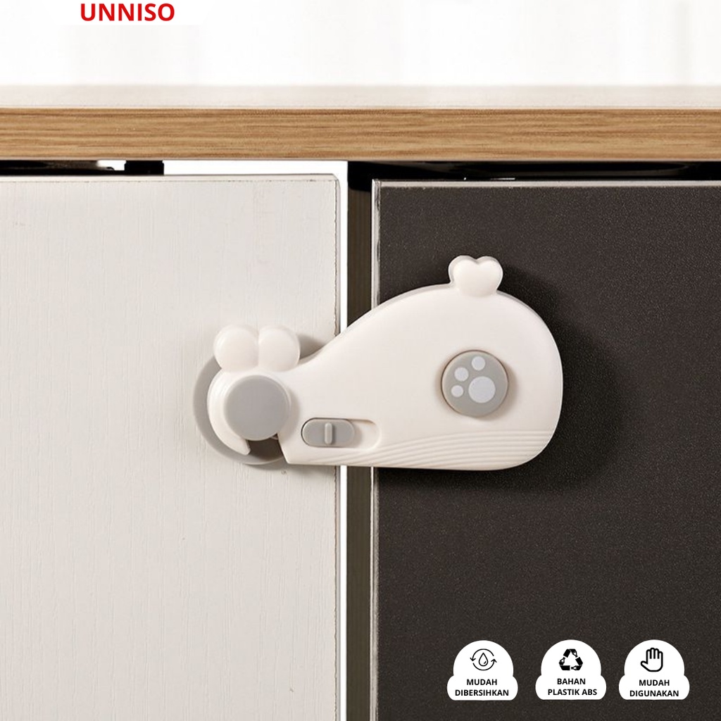 UNNISO - Baby Safety Lock Drawer Motif Hiu