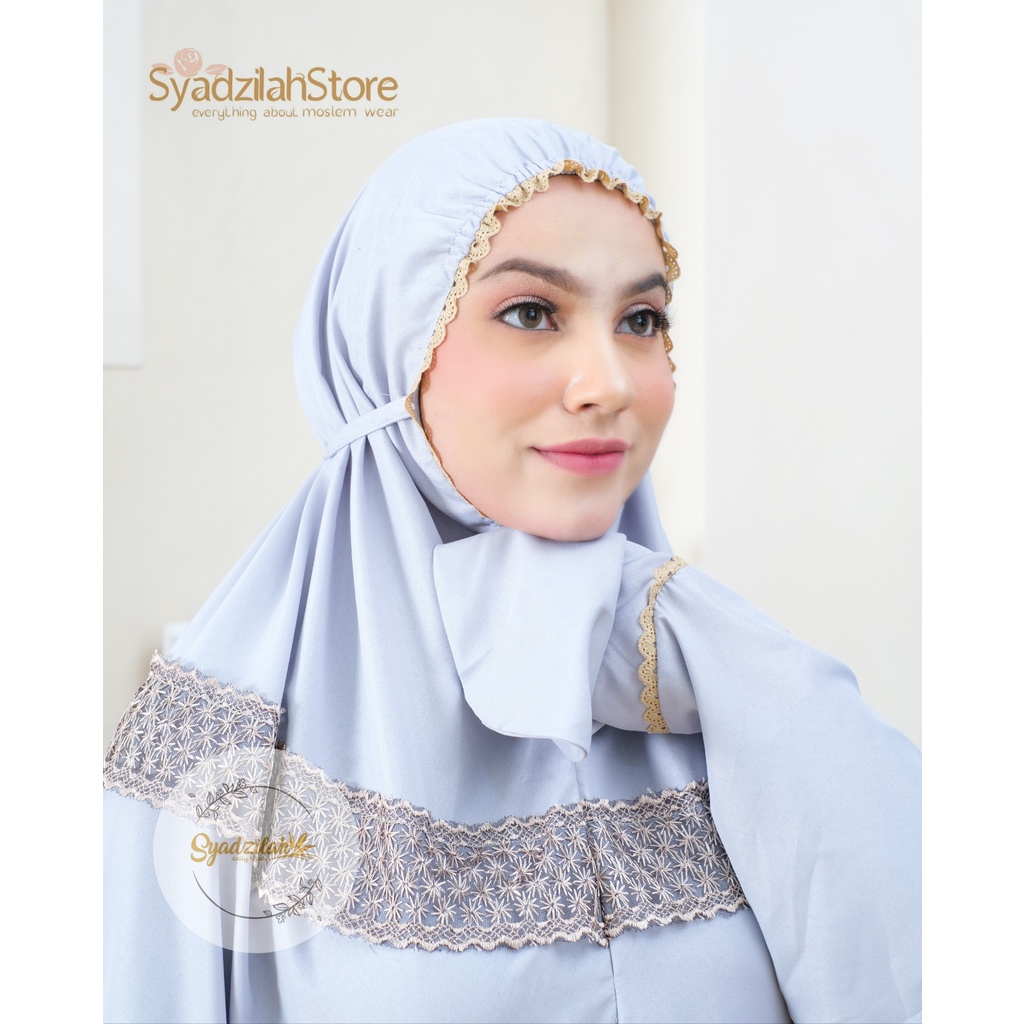 Syadzilah - Mukena Terusan Dewasa Renda Tile Arabian