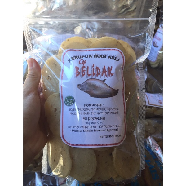 

Kerupuk Ikan Belidak Asli / Keropok Ikan Belidak