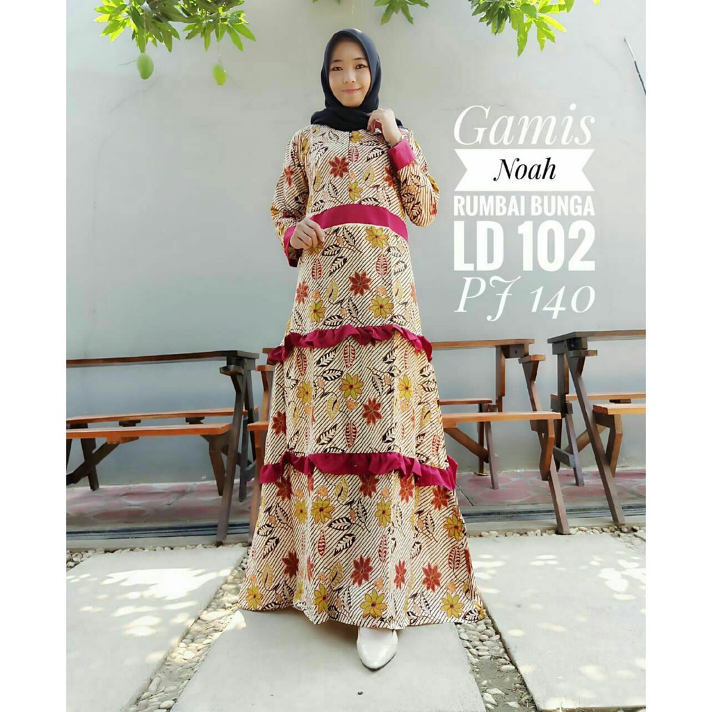 GAMIS NOAH RUMBAI BUNGA