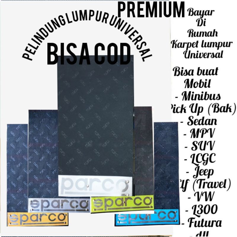 KARPET LUMPUR MUDGUARD RODA UNIVERSAL MURAH HARGA  (1 PCS) 1 Biji Karpet Karet Lumpur / Mudguard Rod