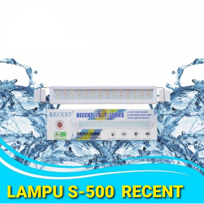 lampu led aquarium recent S500 3kali ganti mode