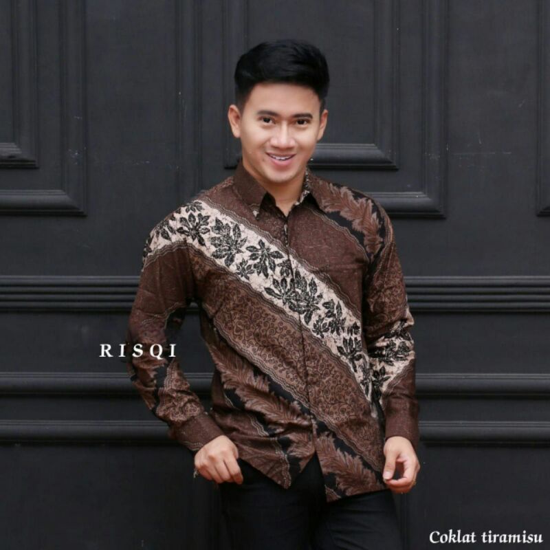KEMEJA PRIA LENGAN PANJANG BATIK PEKALONGAN ORIGINAL TERLARIS