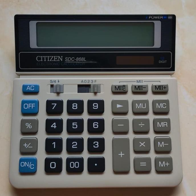 

Kalkulator Citizen Sdc-868L Dwija522 Ayo Beli