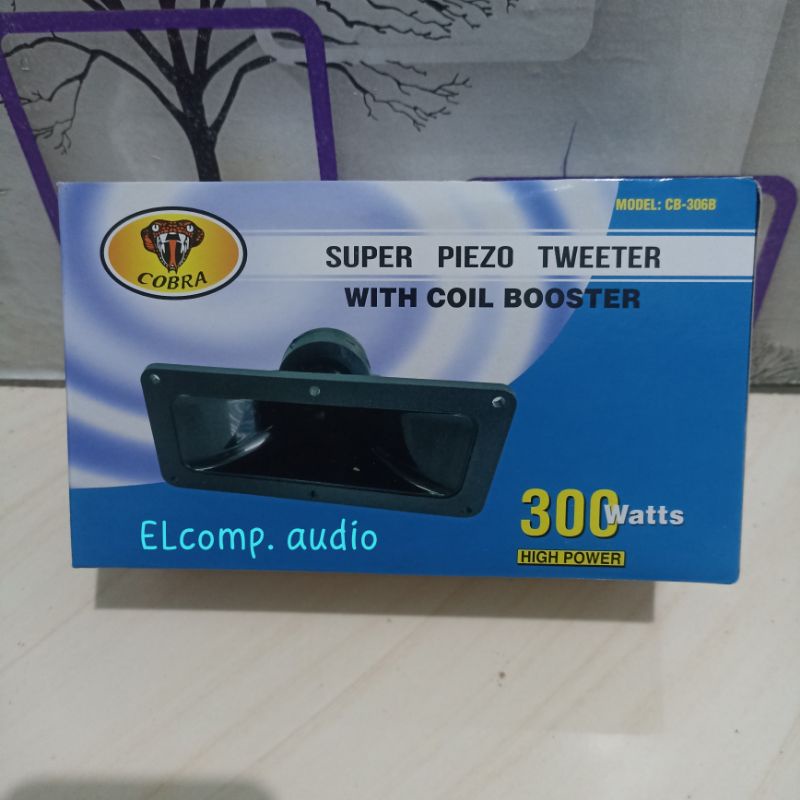 Tweeter corong piezo cobra cb-306b cb 306b
