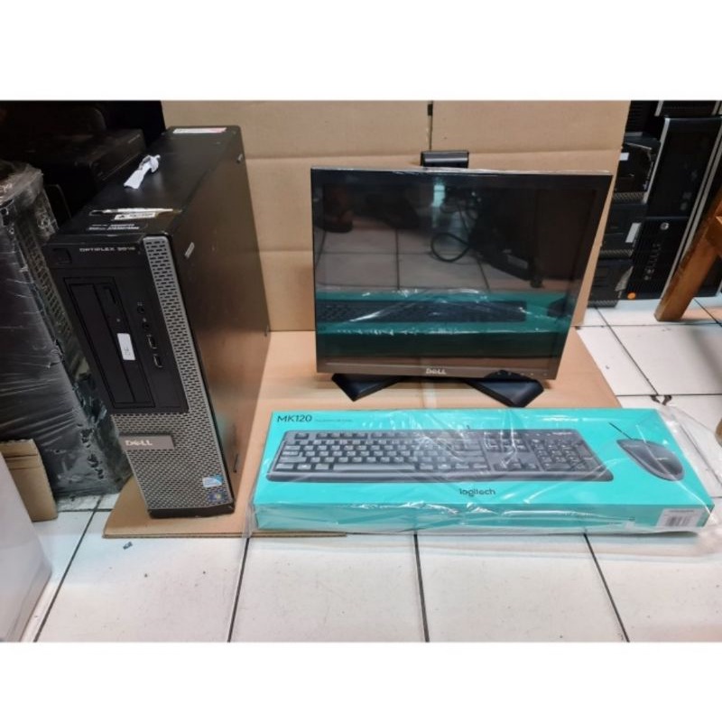 Paket Pc HP Core i5 Gen 9 Ram 16GB Ssd 512GB+Hdd 500 Led 19 HP Keyboard Mouse Logitech MK120