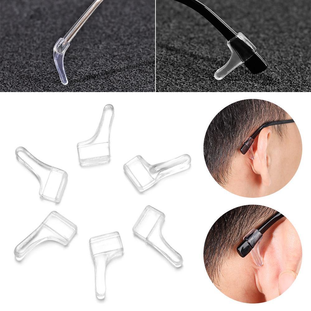 Suyo 10pasang Ear Hooks Grip Kaca Aksesoris Holder Eyewear Silikon