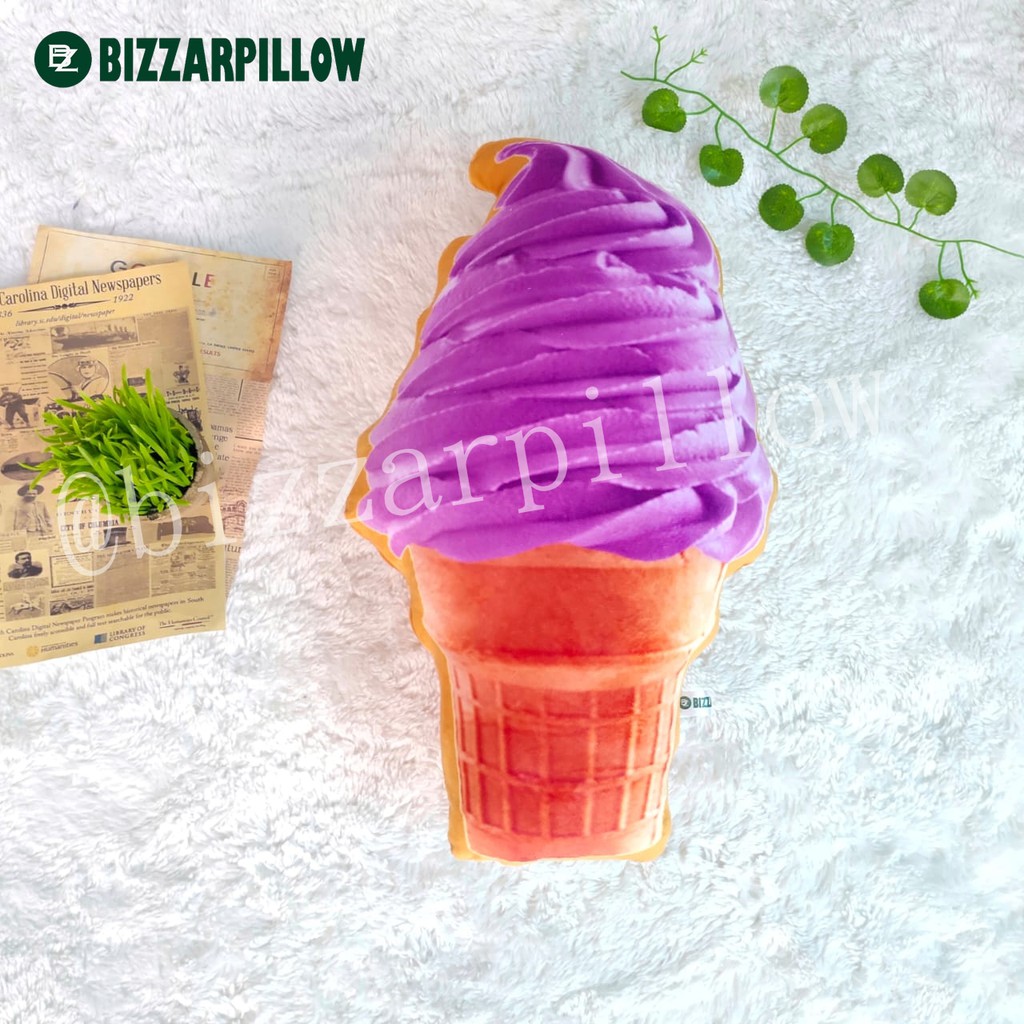Bizzarpillow Bantal Sofa Es Krim Cone size M BZ139