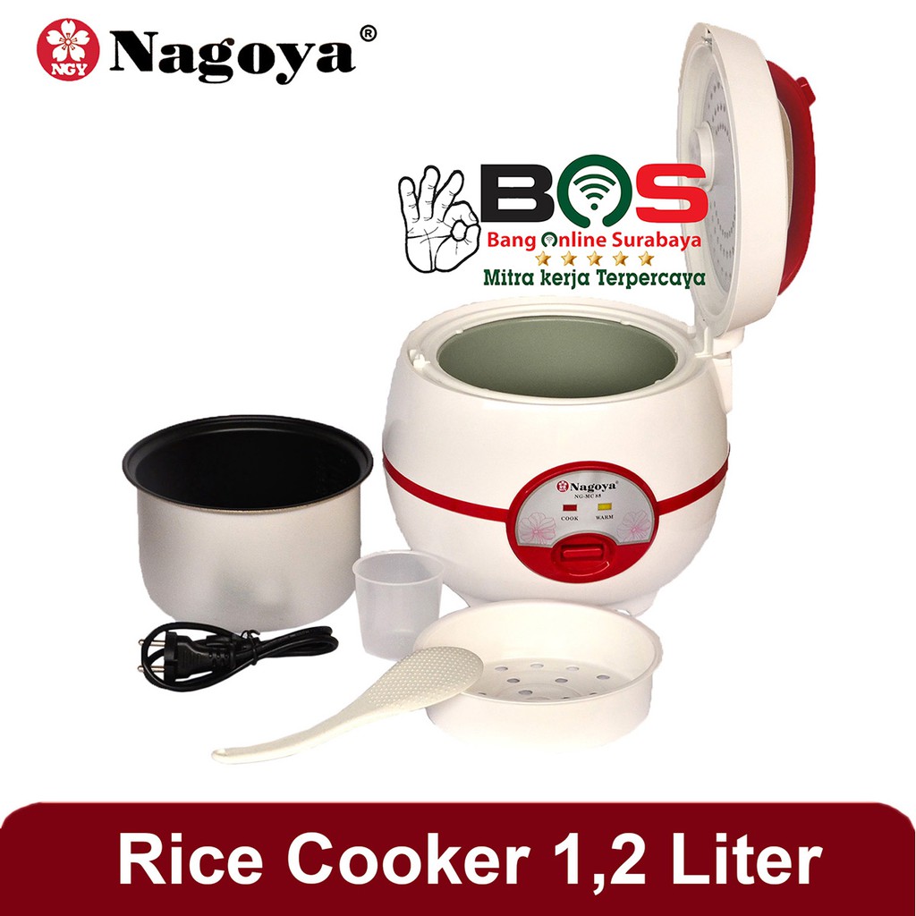 Penanak Nasi Magic Com Rice Cooker Nagoya MG-88 kapasitas 1,2 liter Rice Cooker Berkualitas