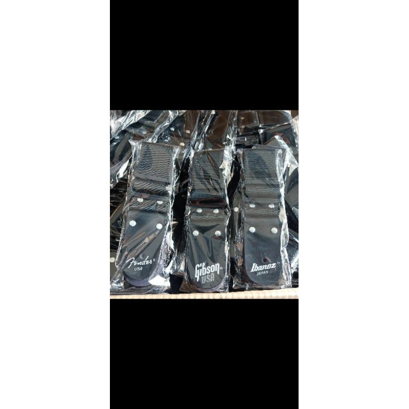 Strap Gitar Polos Hitam Ibanez Fender Gibson Yamaha Murah