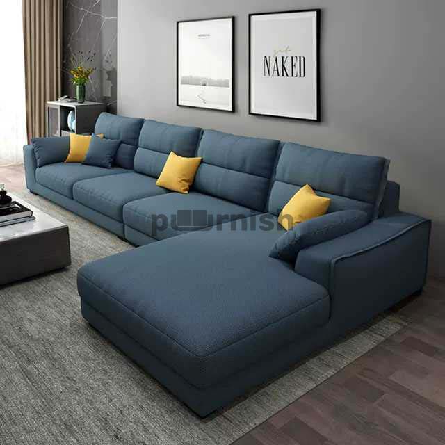 Sofa Bed Minimalis Modern Chaise L Sudut