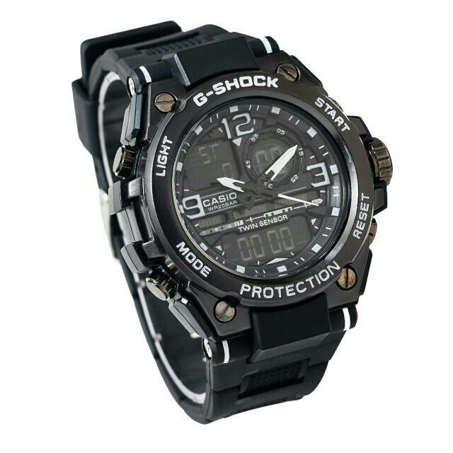 JAM TANGAN PRIA KEPALA BESI G-SHOCK CASIO GST 8600 METAL