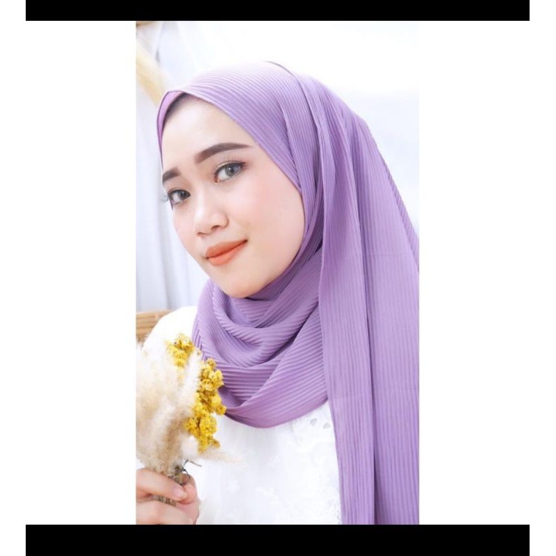 Pasmina plisket ceruty babydoll premium