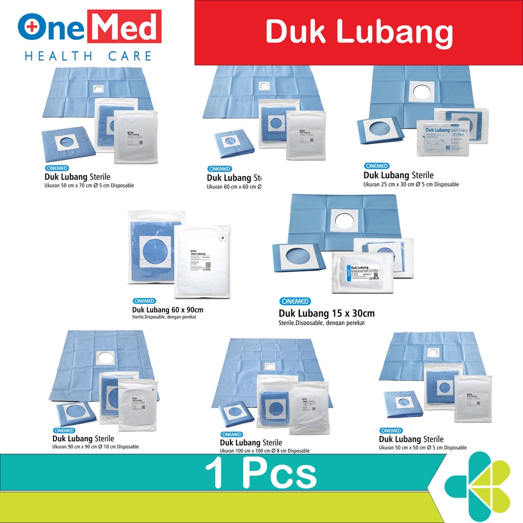 Duk Lubang Disposable Medis Operasi Steril Sekali Pakai Onemed