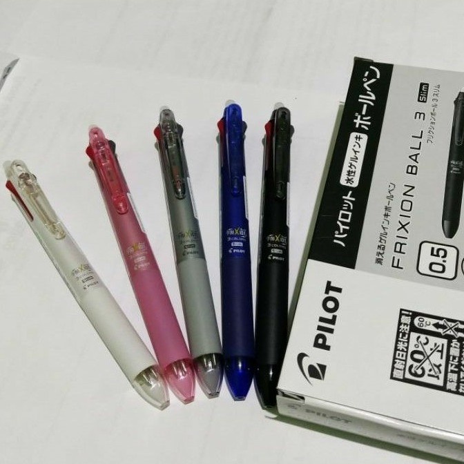 

Pulpen Pilot Frixion Clicker 3 Warna (3 In 1 Clicker Pilot)
