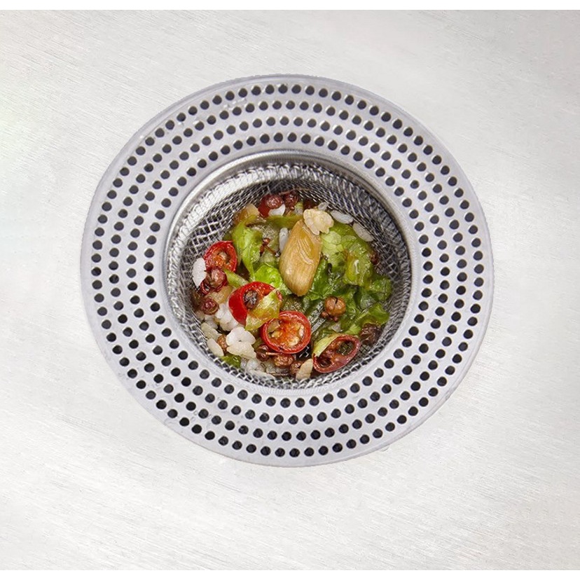 [Kitchen &amp; Bathroom Sink Strainer] [Stainless Steel Mesh Sink Drains Strainer]