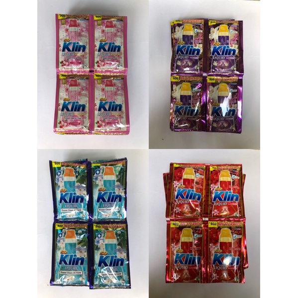 So Klin LIQUID Deterjen Cair Renceng isi 24pcs x 22mL