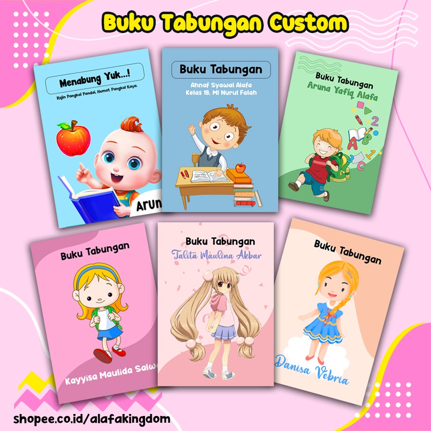 

Alafakingdom Buku Tabungan Custom Kode 01-06