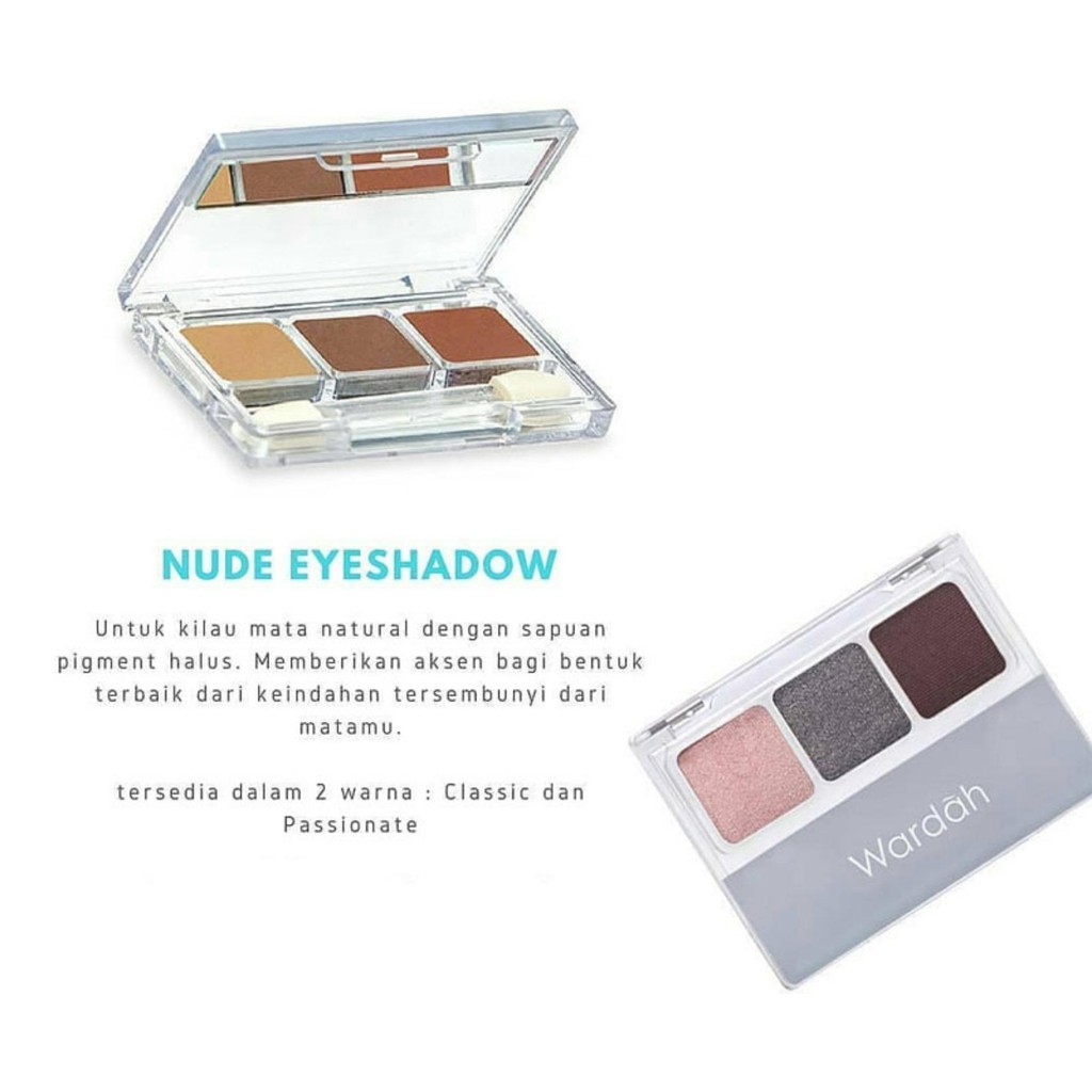 Kosmetik Mata / Eyeshadow Wardah / Kosmetik Wardah / Wardah Nude Colours Eyeshadow