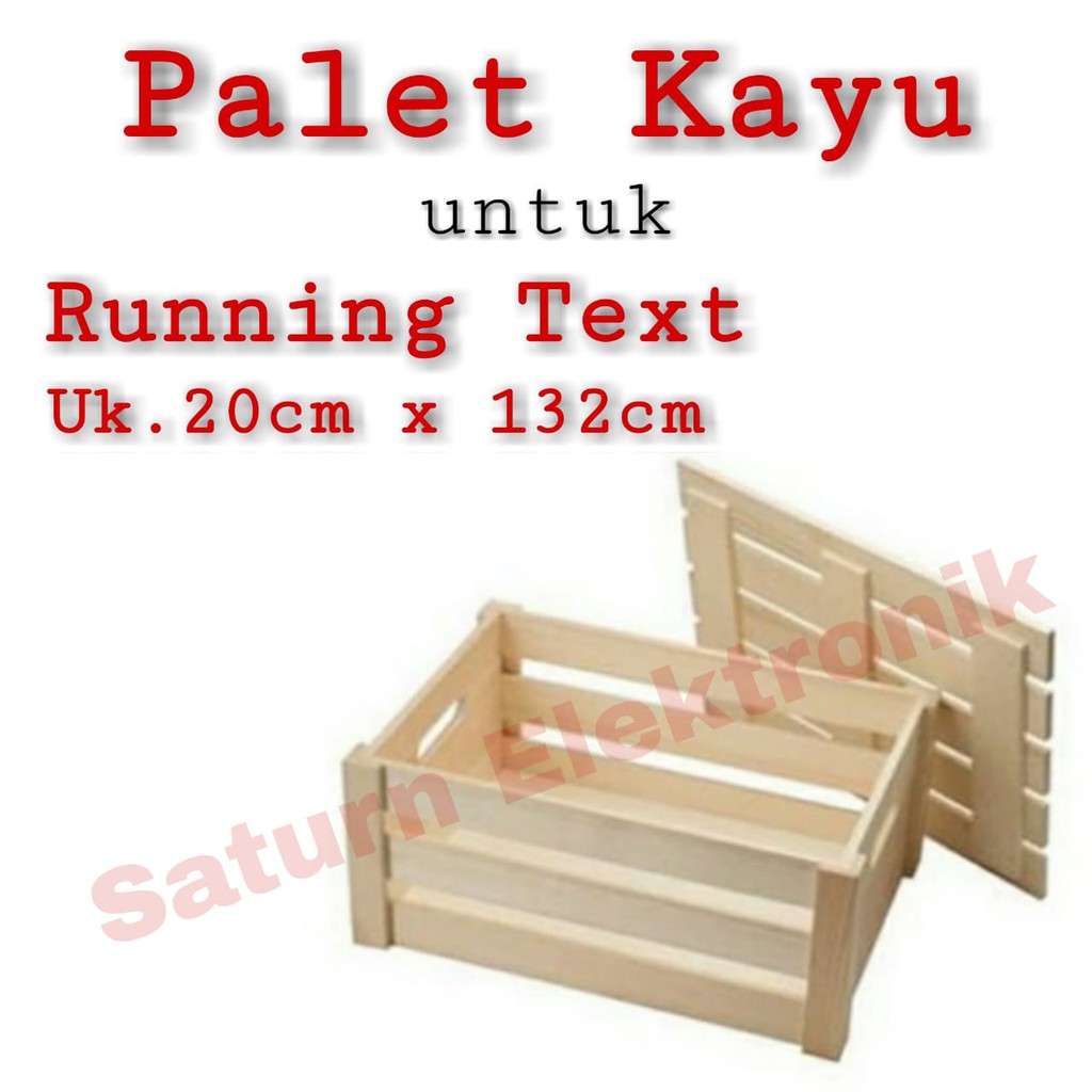 Palet Kayu Uk. 20cm x 132cm