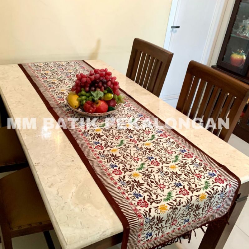 Taplak Meja Batik Loper Coletan Panjang 2 meter