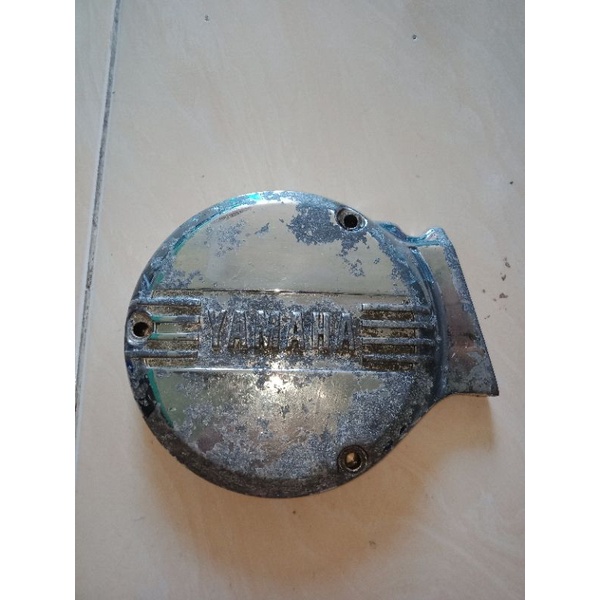 Cover Tutup Bak Blok Kalter Kiri Yamaha RX King Cobra Timbul Asli original