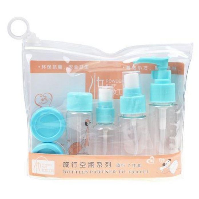 Travel Pack Set Botol Mini Kosmetik Lengkap Bottle Travel Kit