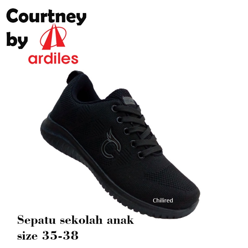 PROMO Sepatu sekolah Ardiles Courtney / Sepatu Anak-anak / Sepatu Sekolah Anak / Sepatu Hitam Polos / Sepatu Sekolah / Fashion Anak-anak/Sepatu Courtney/Sepatu Ardiles