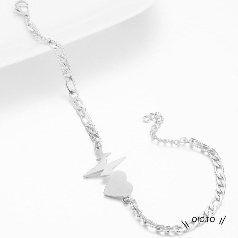 Gelang Butterfly Moon Star Love Bahan Stainless Steel Untuk Wanita ol2