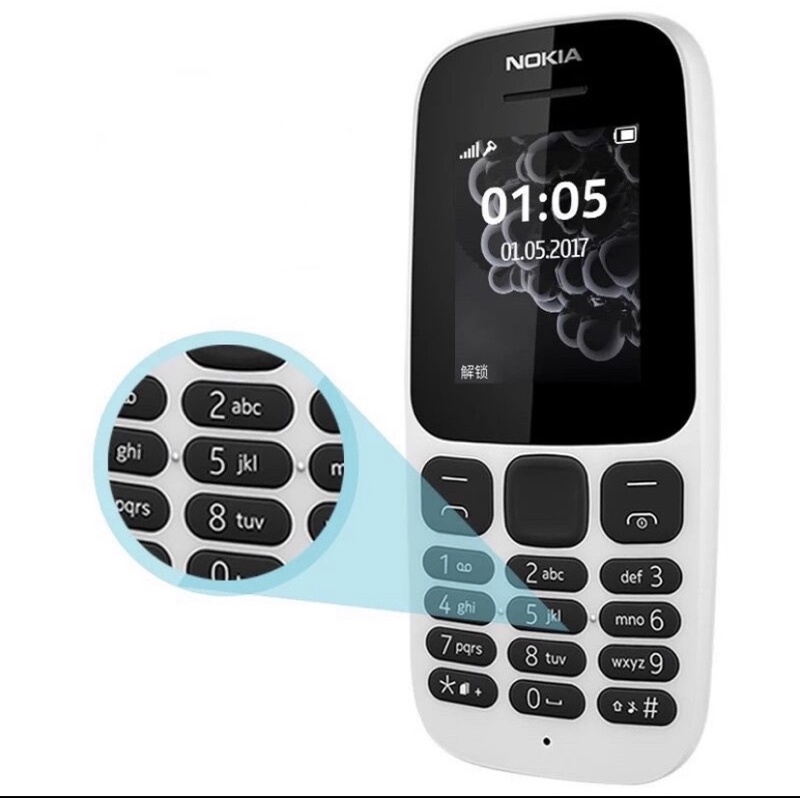 Handphone Nokia 105 Jadul DUAL SIM New