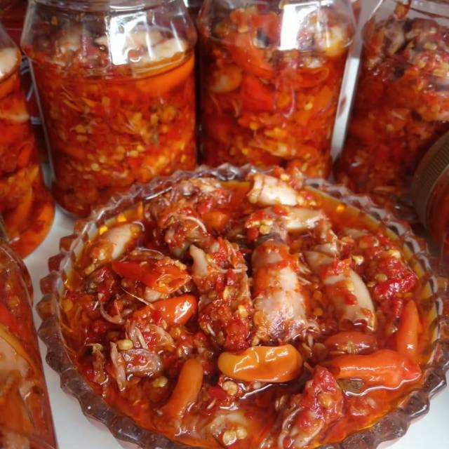 

Sambel Cumi//Sambel Cumi Hitss//Sambel Baby Cumi berat (220gram) HARAP BACA DESKRIPSI YAH !!