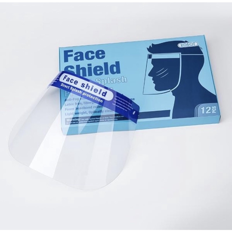 Face Shield ROBOT Direct Splash Protction isi 12Pcs Pelindung Wajah